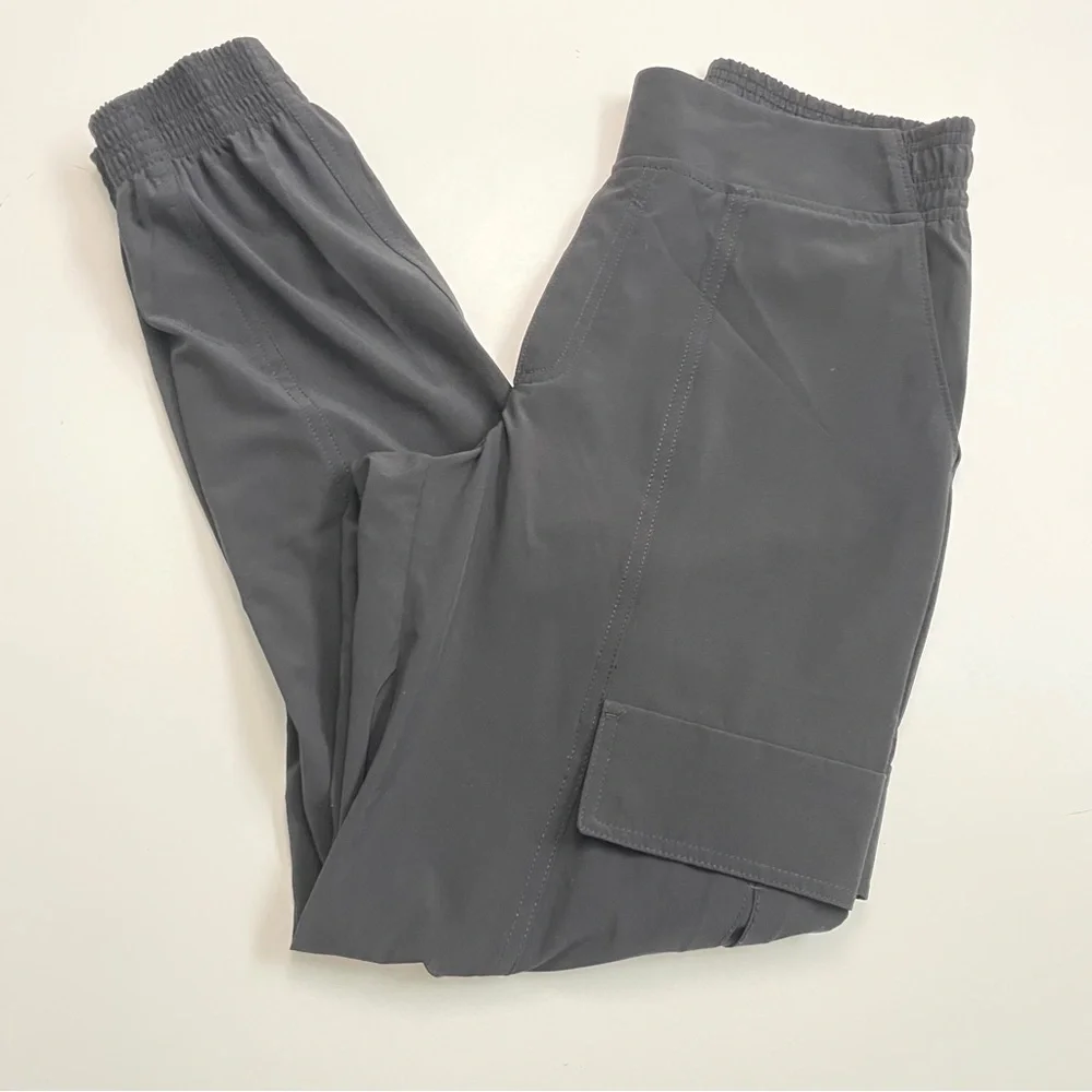 Athleta Pants Chelsea Utility Jogger Cargo Pockets Lightweight Athletic Black